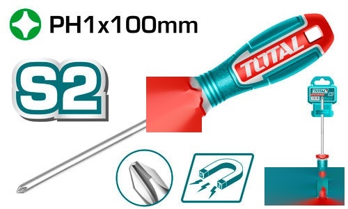 PH1*100 مفك براغي صليب